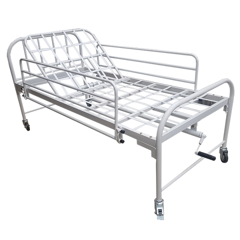 Hospital Bed (Head Adjustable) - Iron Mesh