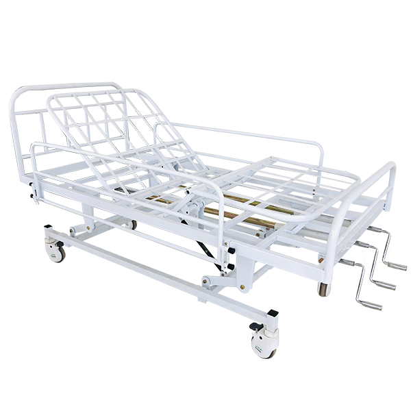 ICU BED Three Function Bed (Head, Leg & Height Adjustable) - Iron Mesh