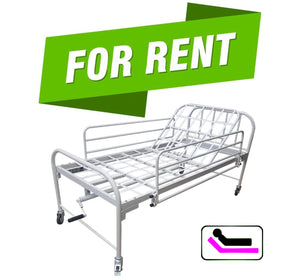 Single Function Hospital adjustable Bed Manual (Rent) (Deposit Rs.70,000)