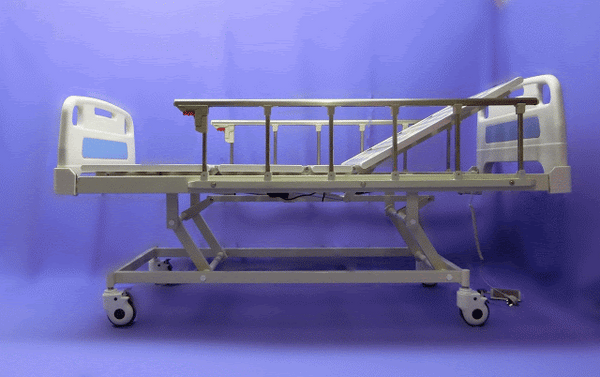 Full Option Imported ICU/HDU Patient Bed Manual (Head, Leg & Height Adjustable)